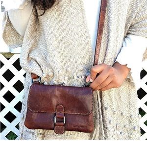 Jack Georges Voyager Mini Red Crossbody Bag